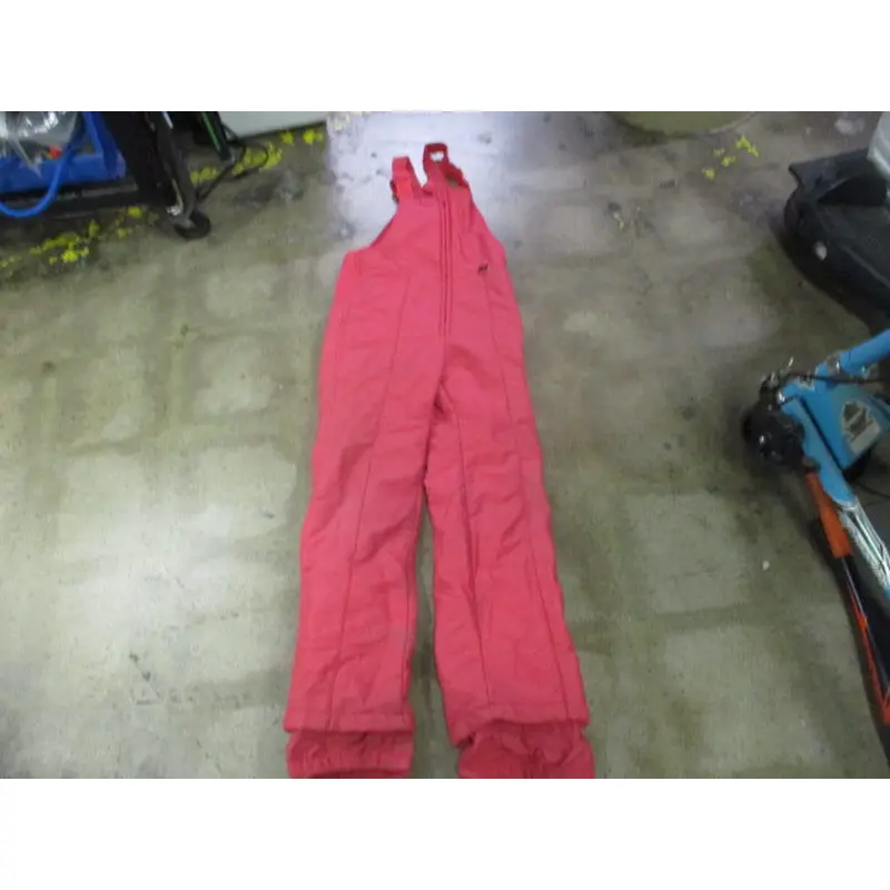 Used Sportcaster Pink Snow Bibs Size 12