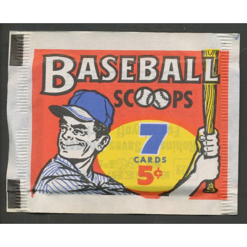 1961 Nu-Card Baseball Scoops Unopened Pack
