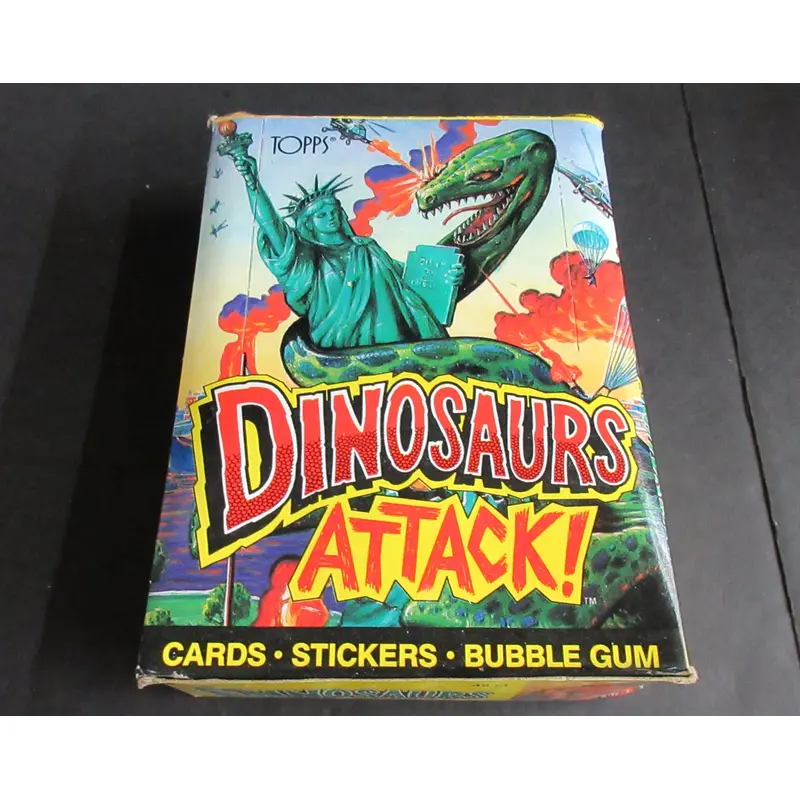 1988 Topps Dinosaurs Attack Unopened Wax Box