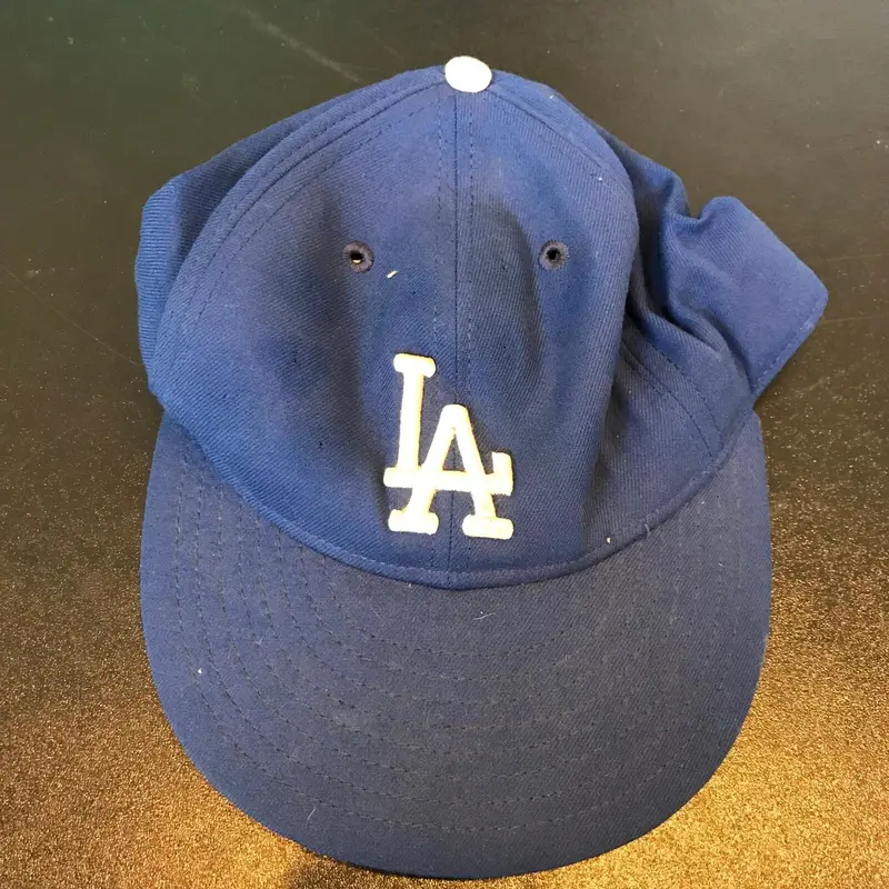 1989 Kirk Gibson Signed Game Used Los Angeles Dodgers Hat Cap PSA DNA COA