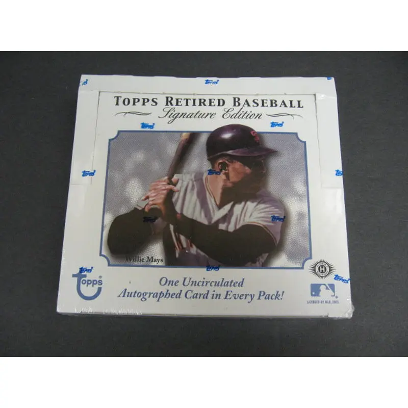 2003 Topps Retired Signature Baseball Box (Hobby)