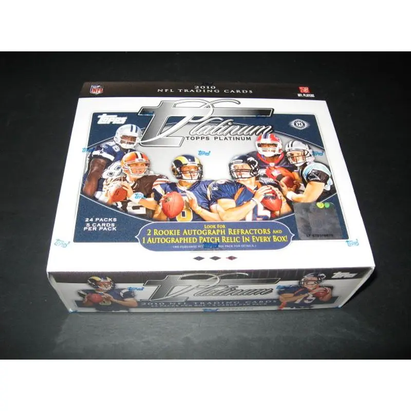 2010 Topps Platinum Football Box (Hobby)