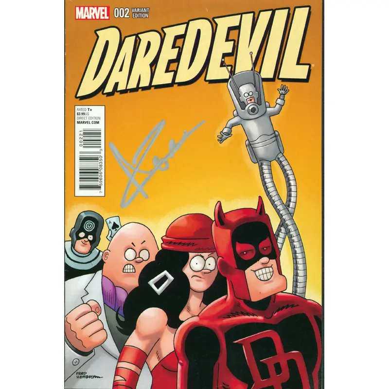 Charlie Cox Signed Marvel Daredevil 002 Variant Edition Comic BAS #BJ084567