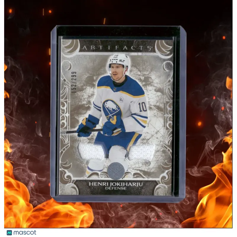 2024-25 Upper Deck Artifacts Henri Jokiharju Jersey Material Gold 152/299 #60