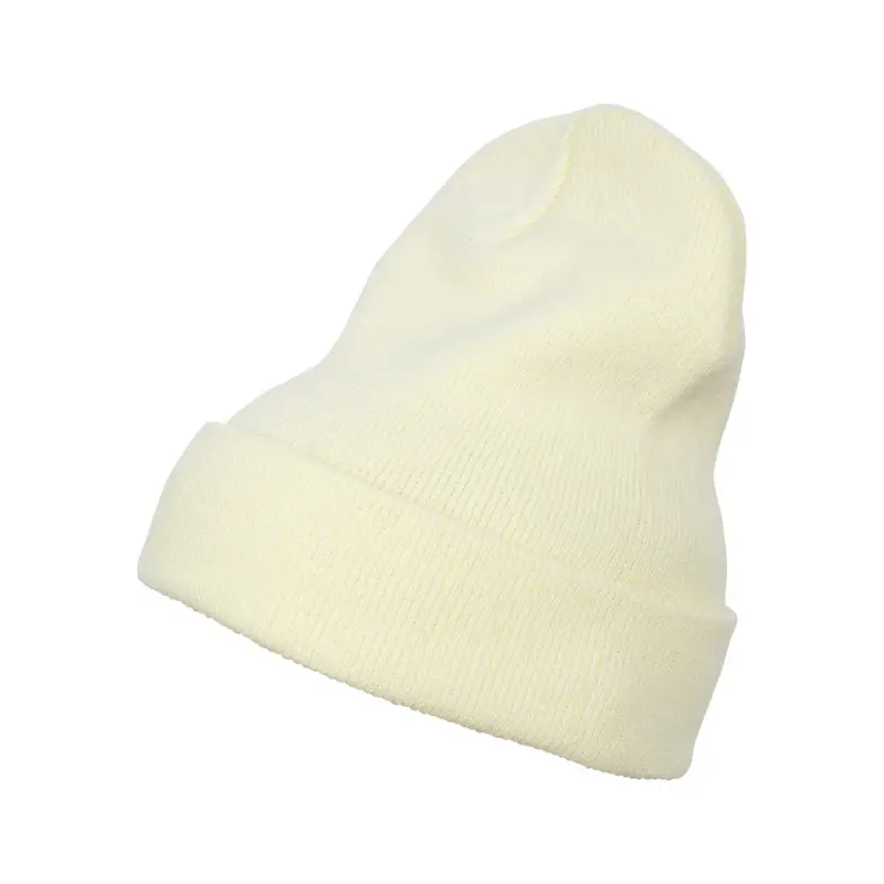 Yupoong Fold Up Beanie - Powder Yellow