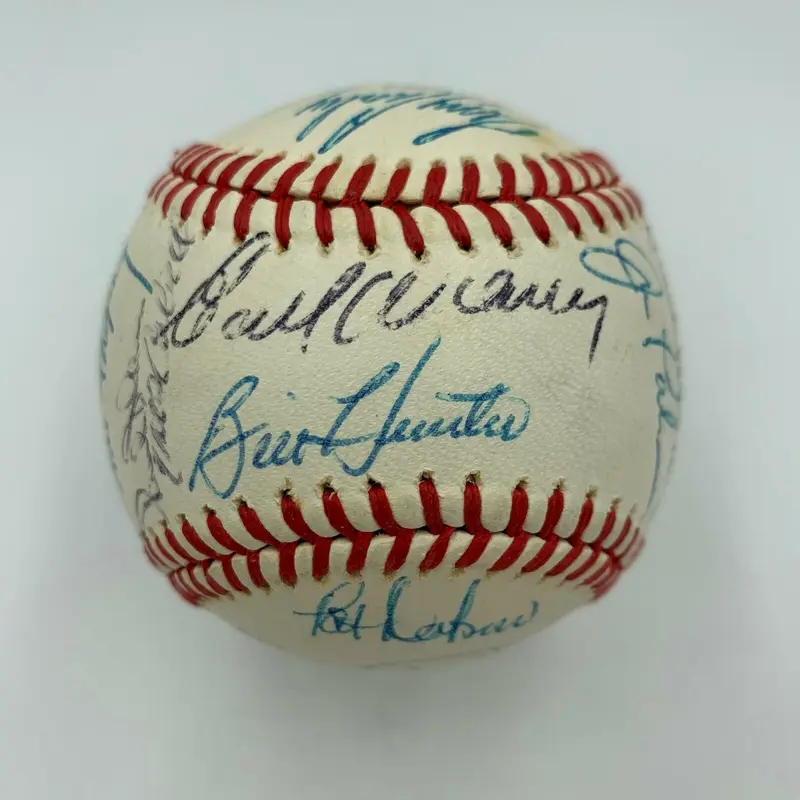 1972 Baltimore Orioles Team Signed American League Baseball Brooks Robinson