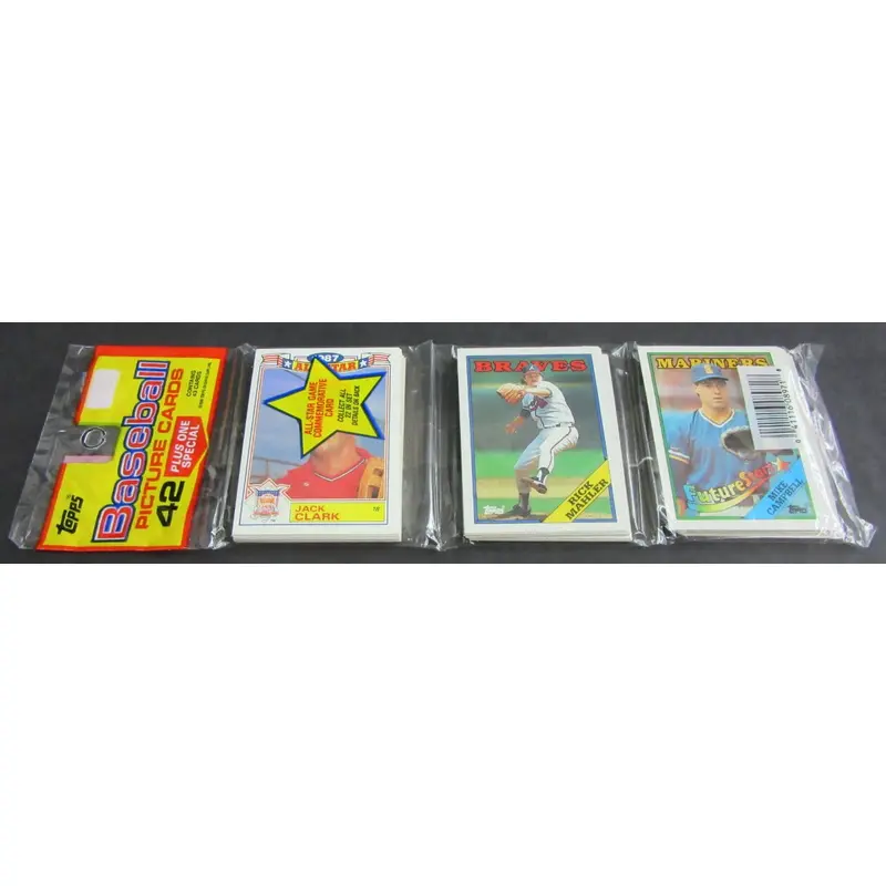 1988 Topps Baseball Unopened Rack Pack