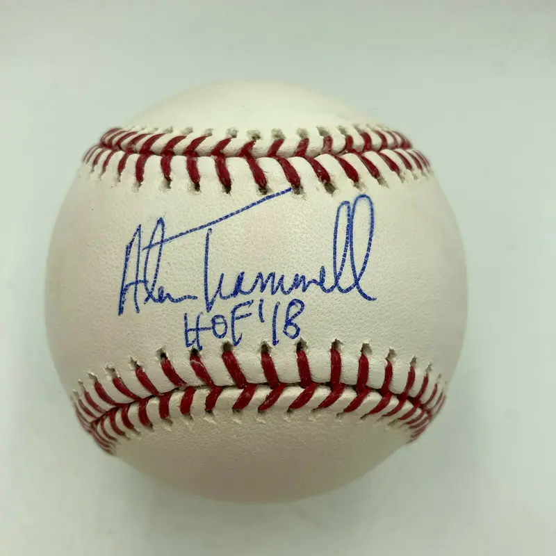 Alan Trammell 2018 Signed Autographed Official Major League Baseball JSA COA