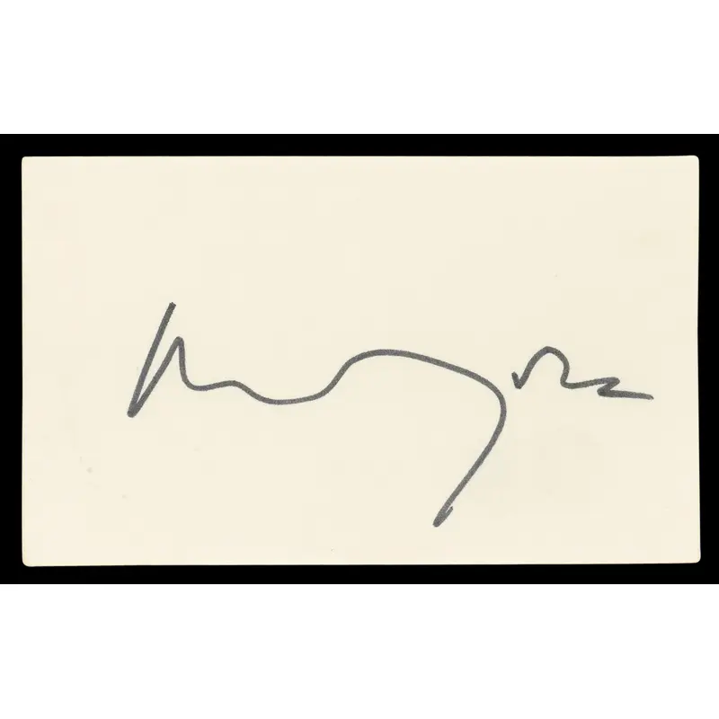 Michael York Romeo + Juliet Authentic Signed 3x5 Index Card BAS #BL96734