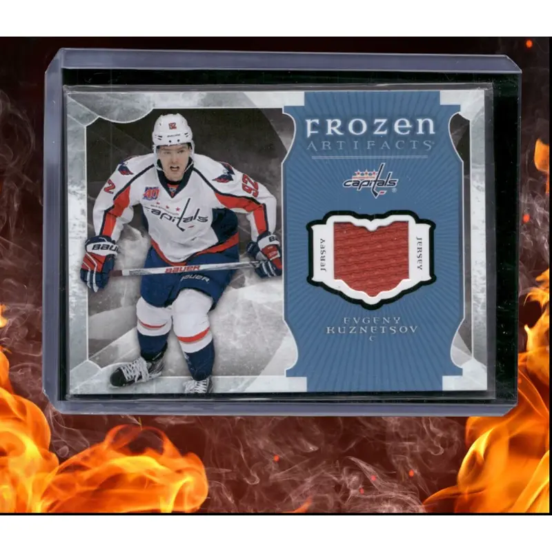 2015-16 Upper Deck Artifacts Evgeny Kuznetsov Frozen Jersey #FA-EK