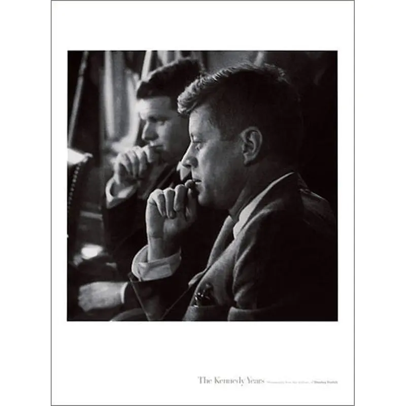John F. Kennedy and Bobby "The Kennedy Years" Poster Print  (by Stanley Tetrick)