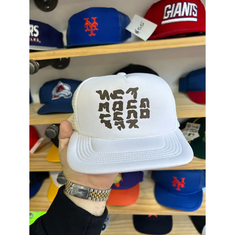 Vintage Go F Yourself Chinese Writing Parody Trucker Snapback