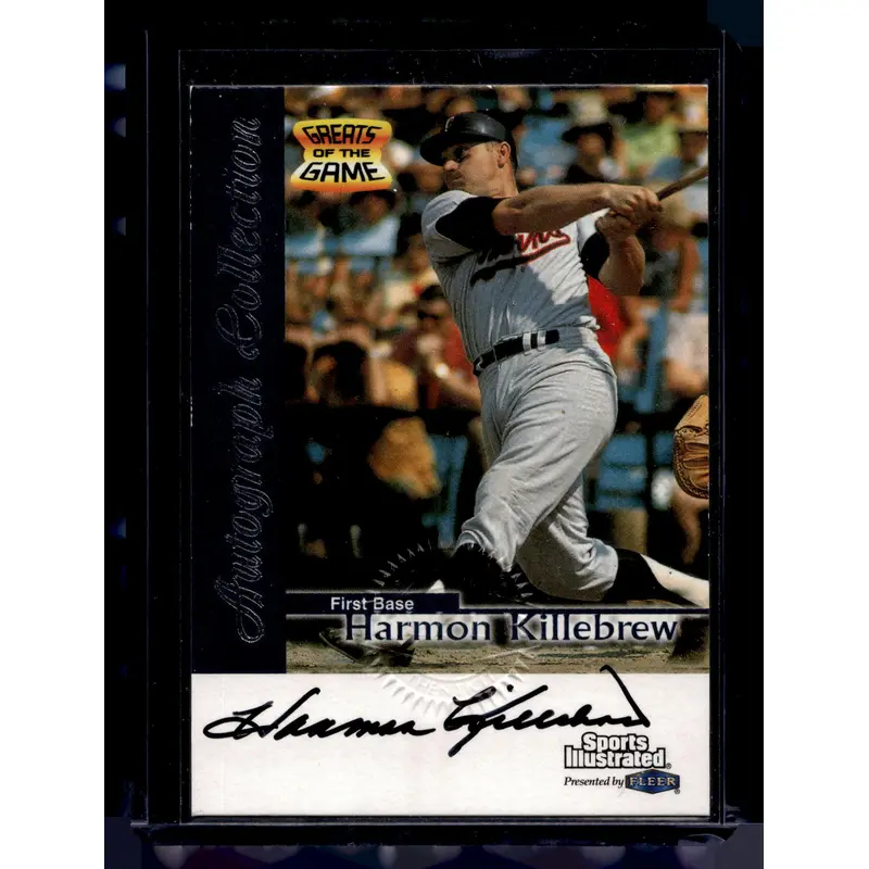 1999 Fleer Sports Illustrated Greats of the Game - Autographs - Harmon Killebrew
