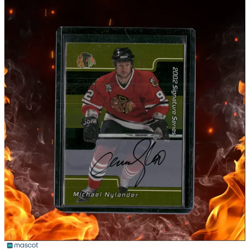 2002-03 Be a Player Signature Series Michael Nylander Auto #057