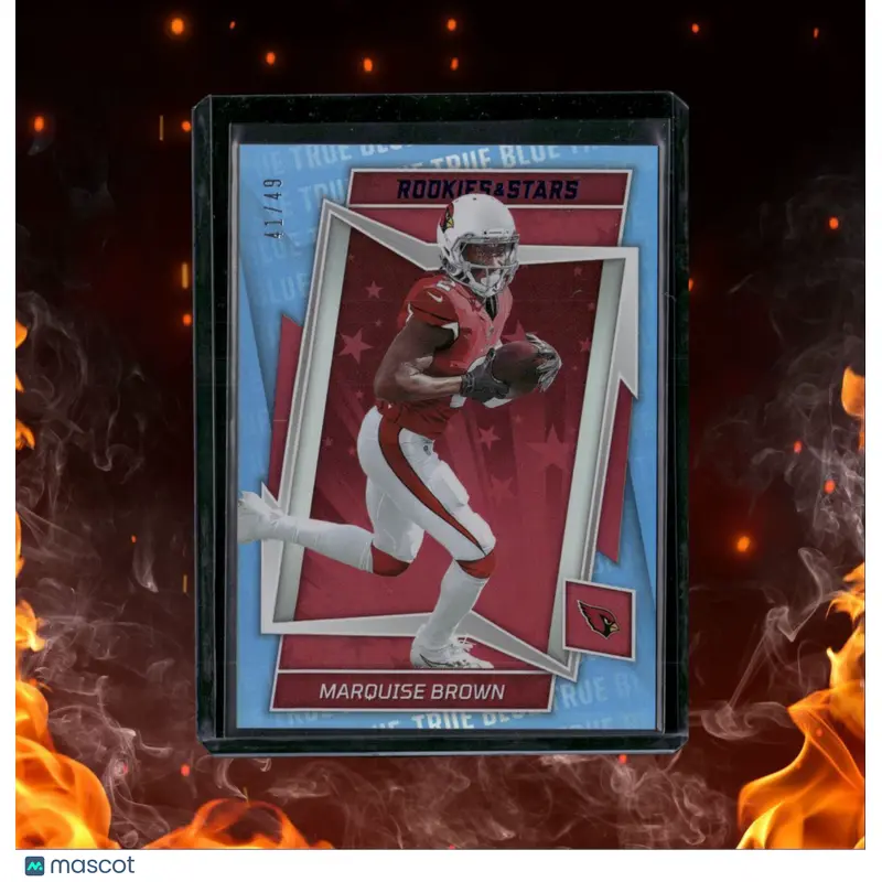 2022 Panini Rookies & Stars Marquise Brown True Blue 41/49 #3