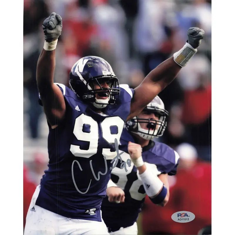 Corey Wootton Signed 8x10 photo PSA/DNA Chicago Bears Autographed