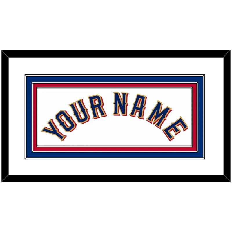 Texas Name - Home White - Triple Mat 1