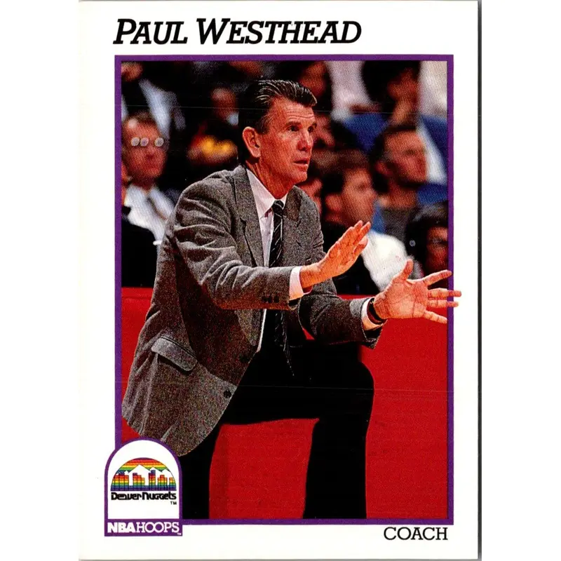 1991 Hoops Paul Westhead #227