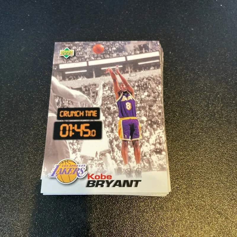 1996-97 Upper Deck Crunch Time Basketball Complete Set 40 Cards With Kobe Bryant