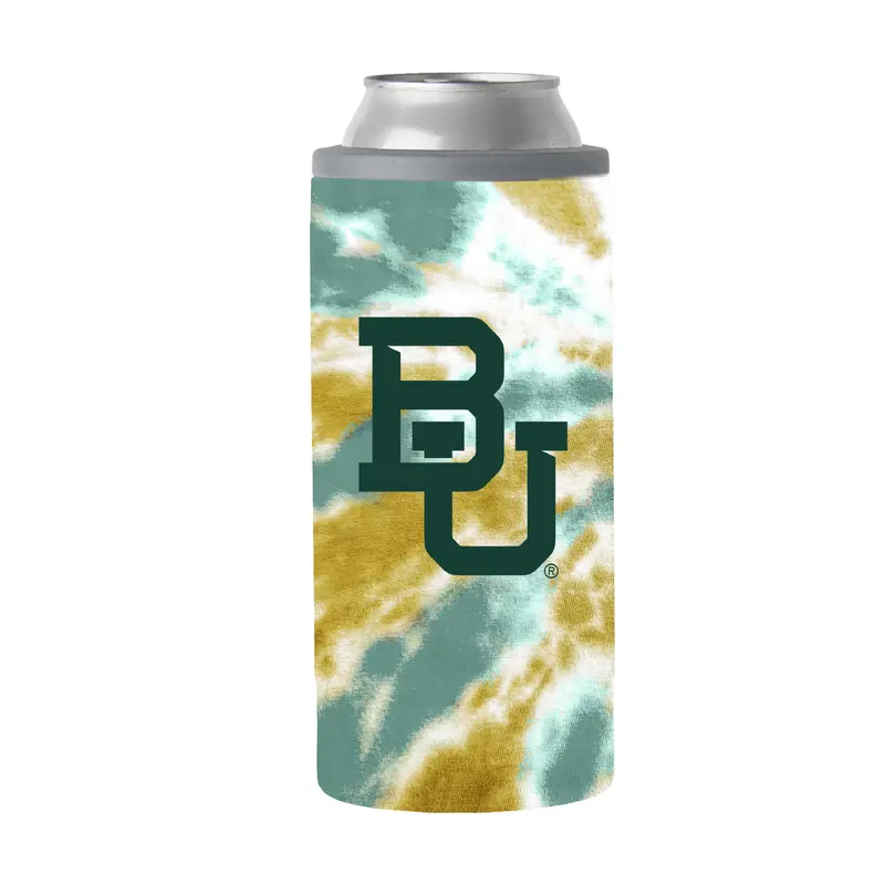 Baylor 12oz Tie Dye Slim Can Coolie