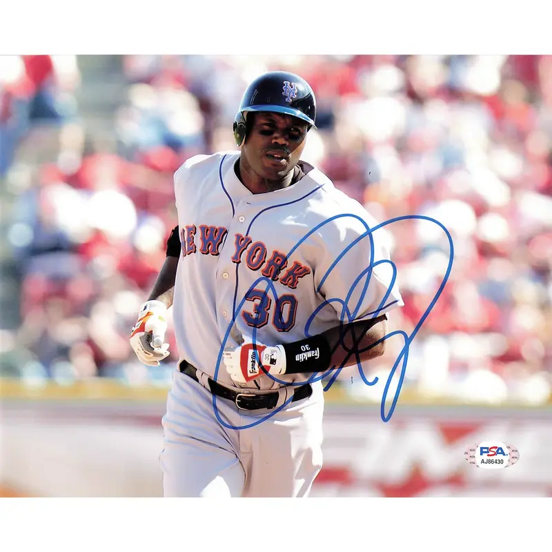 CLIFF FLOYD signed 8x10 photo PSA/DNA New York Mets Autographed