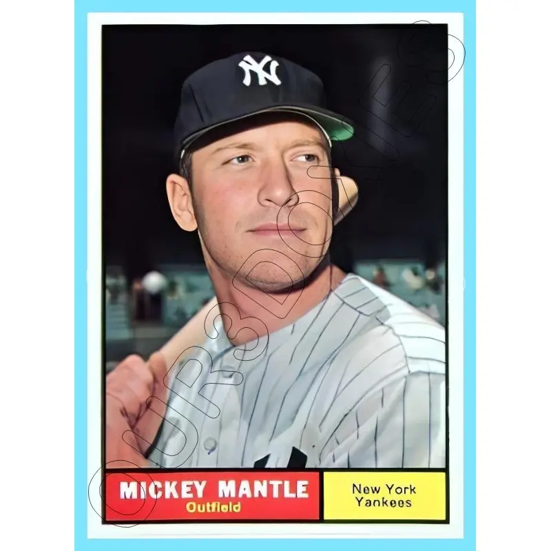 Mickey Mantle 1961 Topps Reproduction Card - 4266