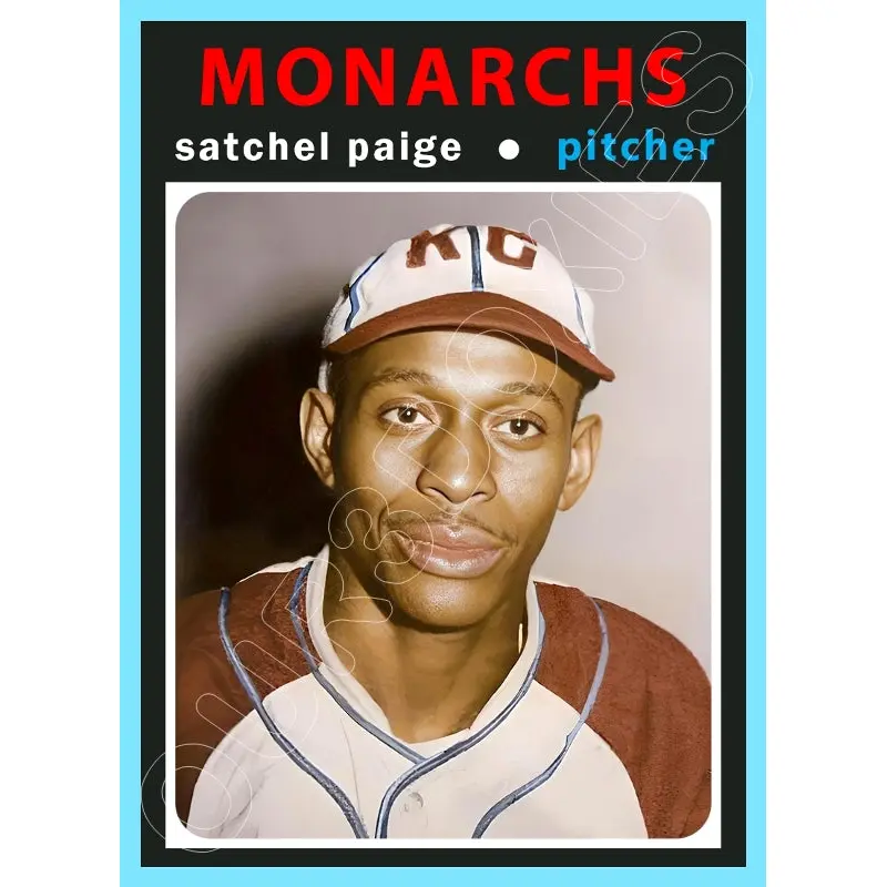 Satchel Paige 1971 Topps Custom Card - 4609