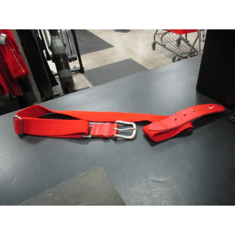 Used Nike Adult Red Baseball Belt