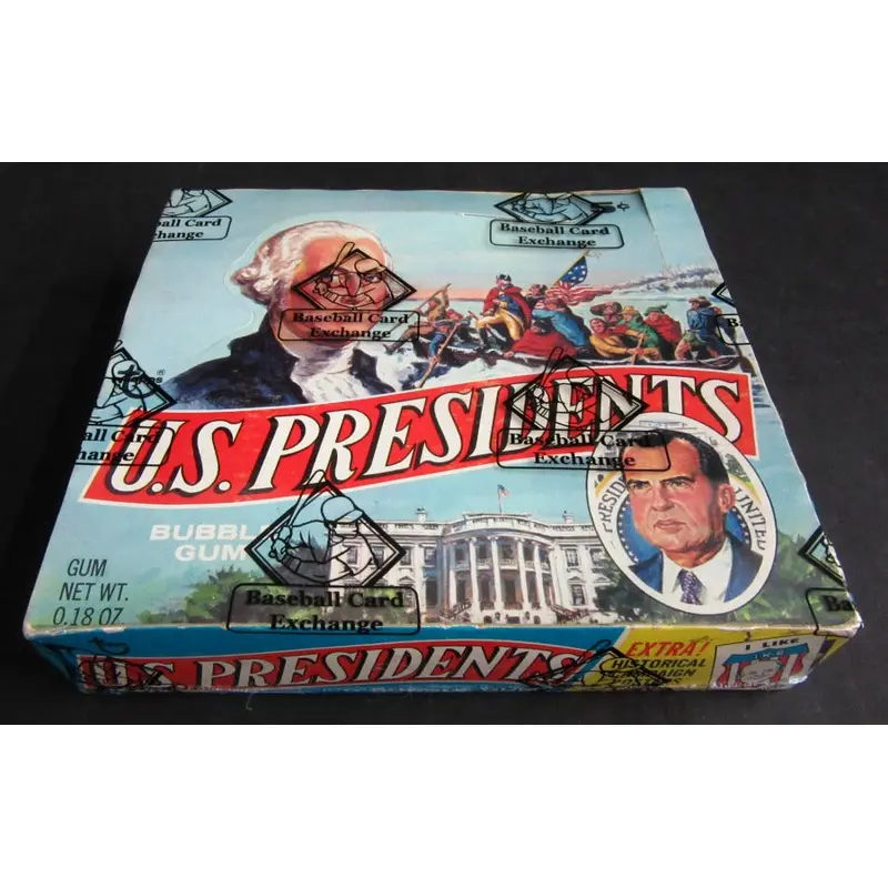 1972 Topps U.S. Presidents Unopened Wax Box (BBCE)