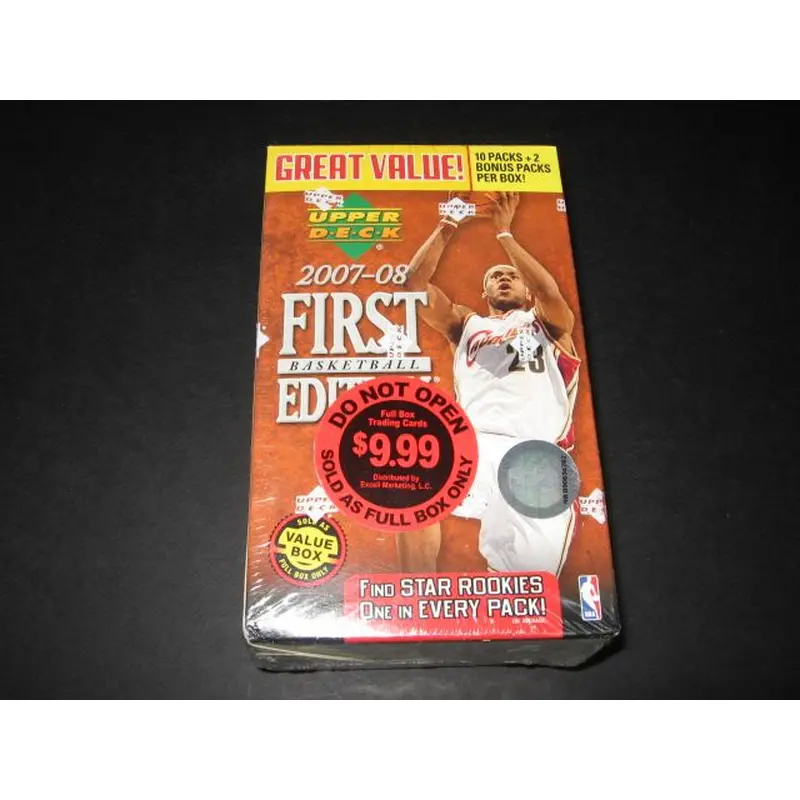 2007/08 Upper Deck First Edition Basketball Blaster Box (12/5)