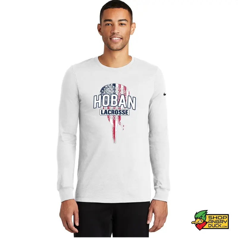 Hoban Lacrosse Nike Longsleeve Poly/Cotton T-shirt 4
