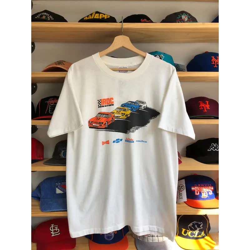 Vintage 1986 IROC Racing Tee Size Large