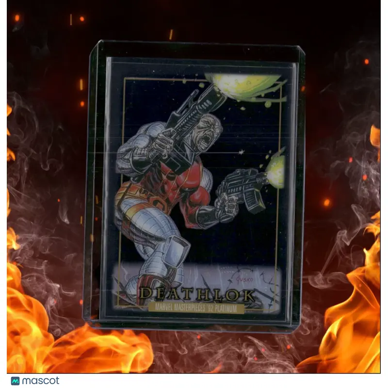 2024 Skybox Marvel Masterpieces '92 Platinum Deathklok Clear Cut #28