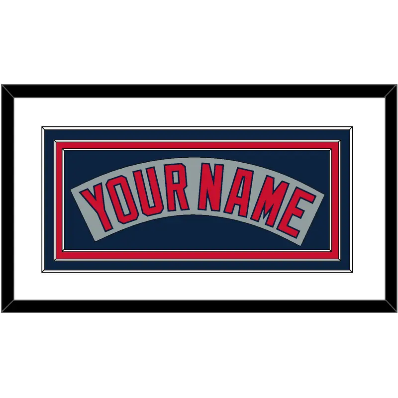 Boston Nameplate - Road Gray (1992-2008) - Triple Mat 1