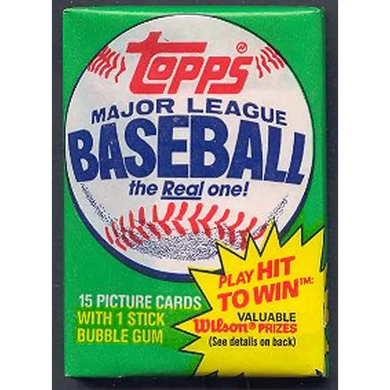 1981 Topps Baseball Unopened Wax Pack