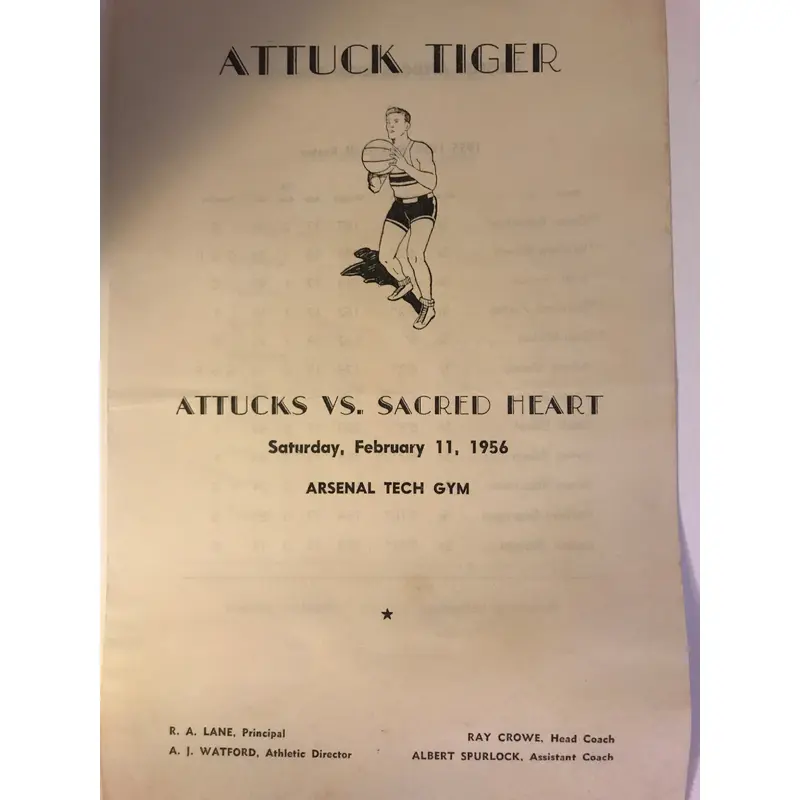 1956 Indianapolis Crispus Attucks vs Sacred Heart Basketball Program, Oscar Robertson