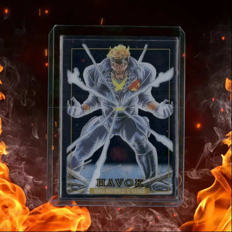 2024 Skybox Marvel Masterpieces '92 Platinum Havok Clear Cut #35