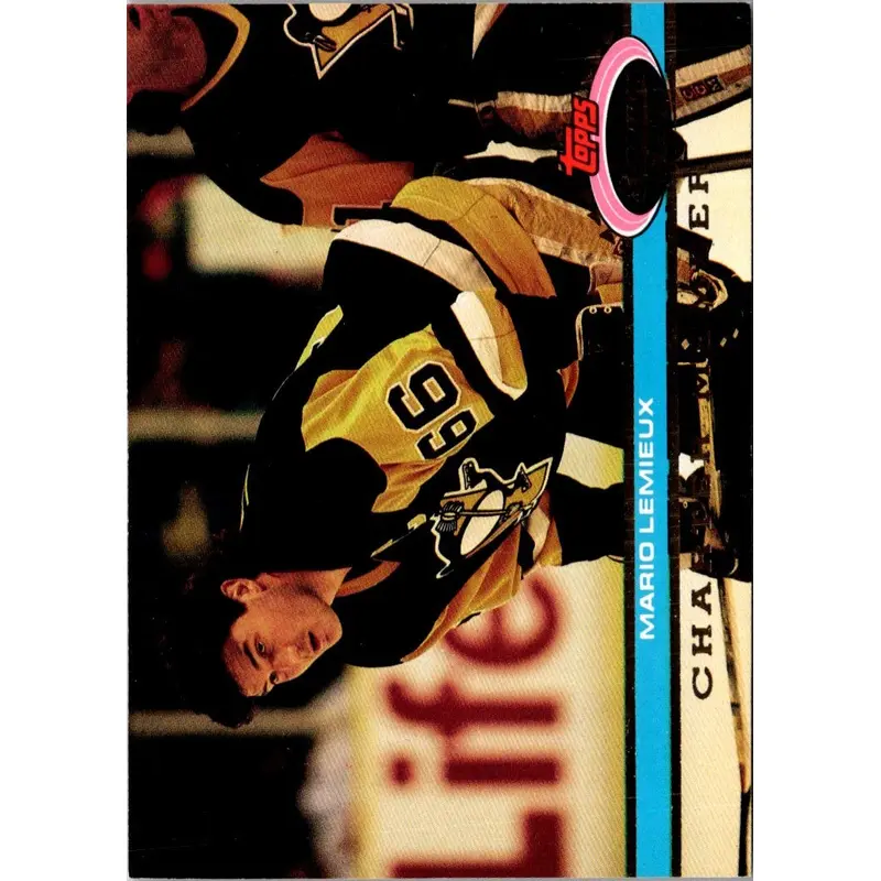 1991 Topps Mario Lemieux #153