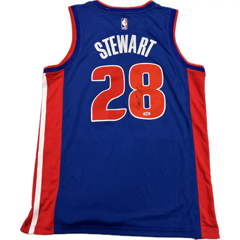 Isaiah Stewart signed jersey PSA/DNA Detroit Pistons Autographed