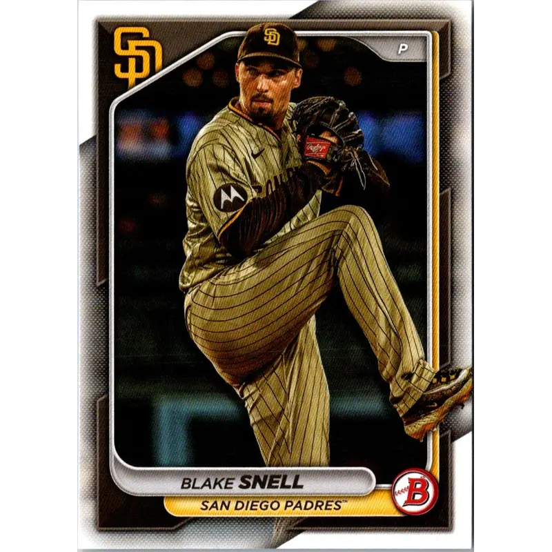 2024 Bowman Green Pattern Blake Snell #74
