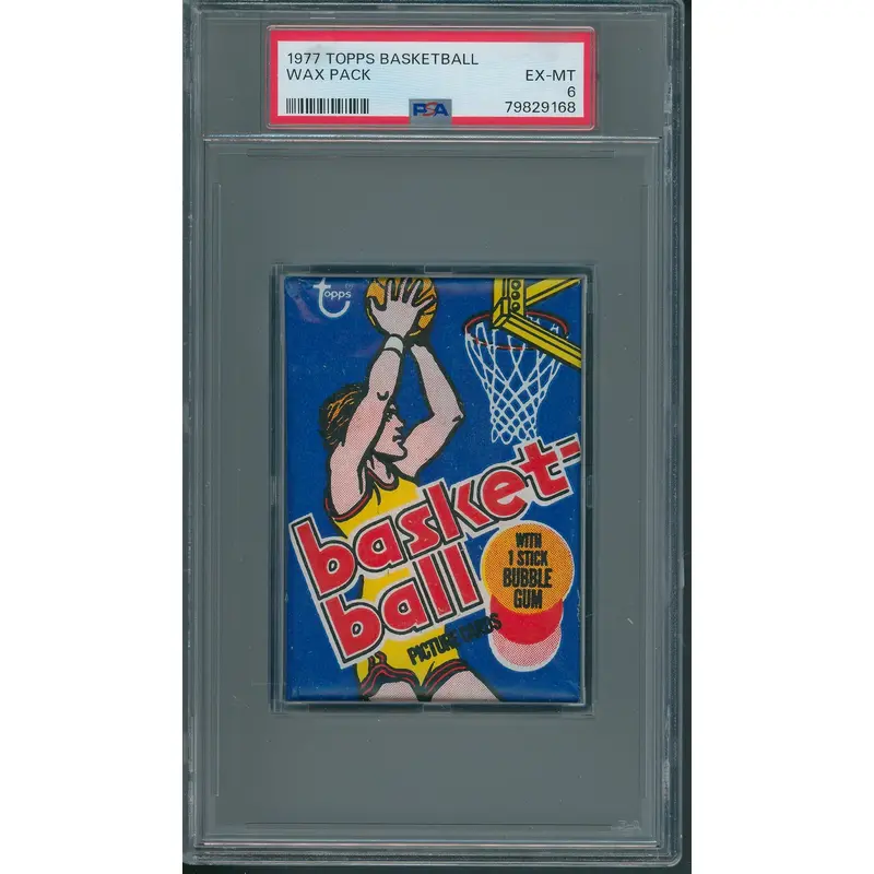 1977 1977/78 Topps Basketball Unopened Wax Pack PSA 6 *9168