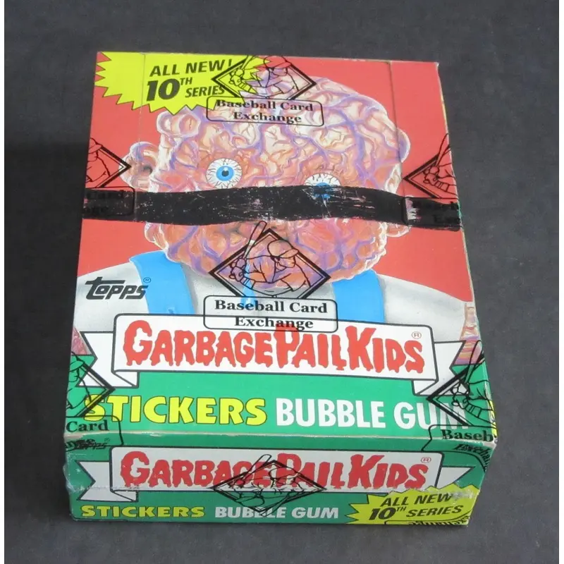 1987 Topps Garbage Pail Kids Series 10 Unopened Wax Box (w/ price) (X-Out) (Poster) (BBCE)