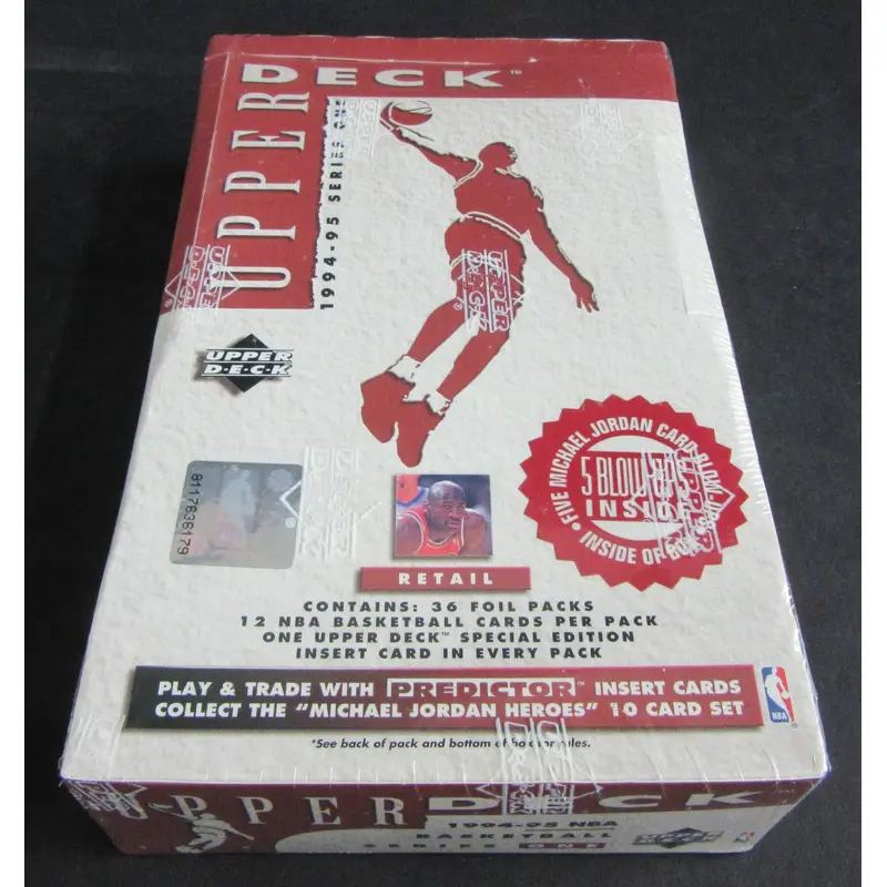 1994/95 Upper Deck Basketball Series 1 Box (Retail) (Jordan)