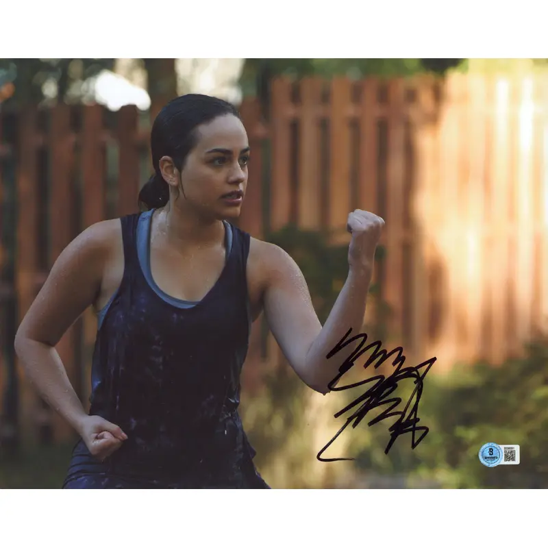 Mary Mouser Cobra Kai Authentic Signed 11x14 Horizontal Photo BAS #BS96991