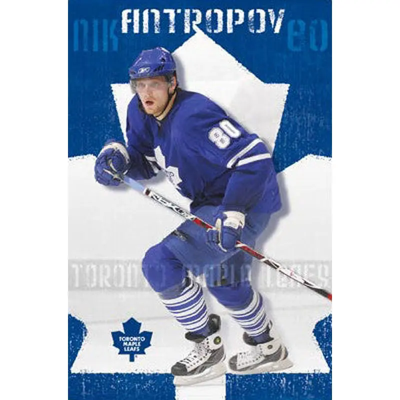 Nik Antropov "Big 80" Toronto Maple Leafs Poster - Costacos 2008