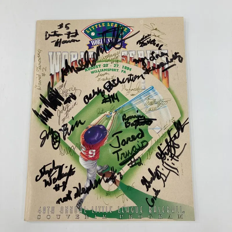 1994 Little League World Series Team Signed Program Venezuela VS. Northridge CA
