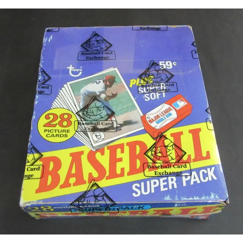 1981 Topps Baseball Unopened Super Cello Box (Authenticate)