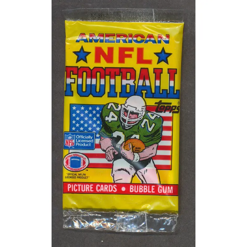 1987 Topps American UK Football Unopened Pack