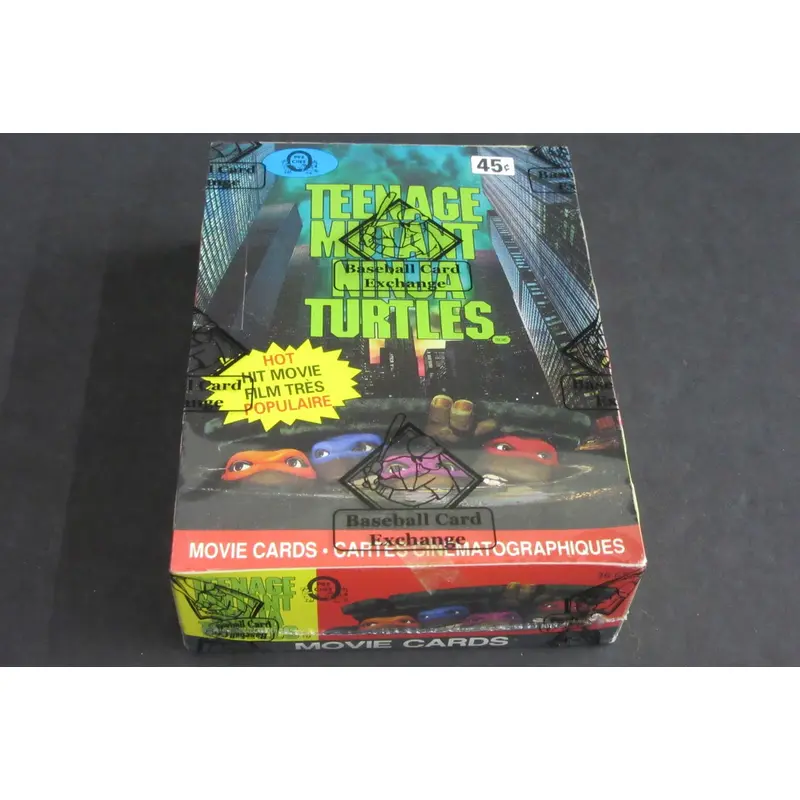 1989 OPC O-Pee-Chee TMNT Teenage Mutant Ninja Turtles Unopened Wax Box (Tape) (BBCE)