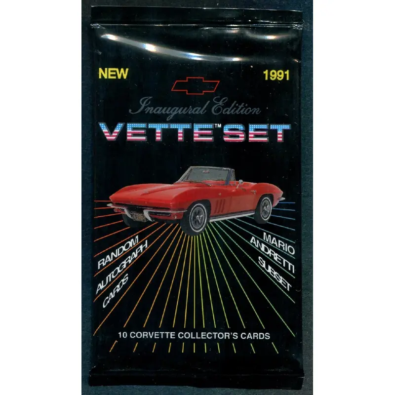 1991 Collect-A-Card Vette Set Unopened Pack (10)